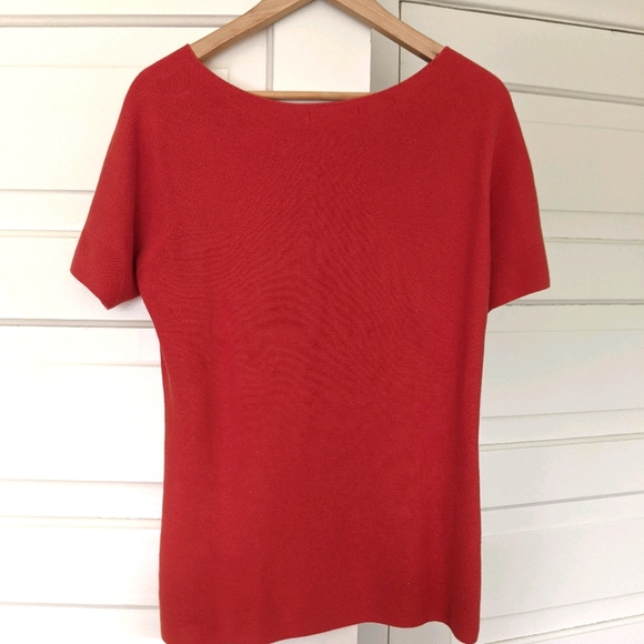 Burnt orange knit t-shirt - Uniqlo - Picture 2 of 2